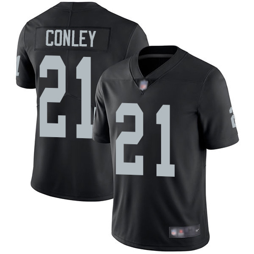 Men Oakland Raiders Limited Black Gareon Conley Home Jersey NFL Football #21 Vapor Untouchable Jersey